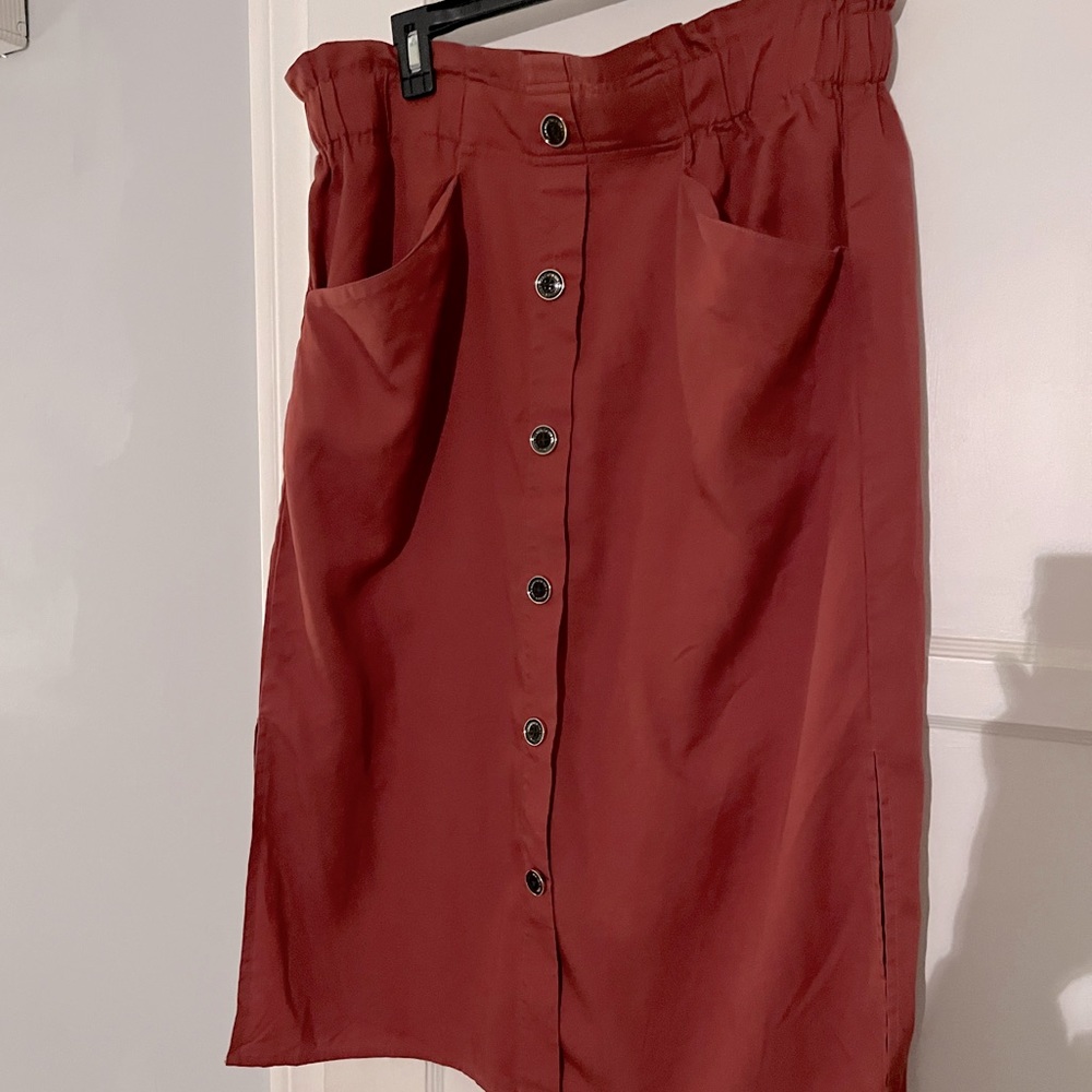 Beautiful rust colored skirt